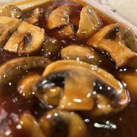 Mushrooms in gravy sauce   at Golden House in Sunderland