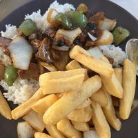 Chicken Satay and Boiled Rice   at Golden House in Sunderland