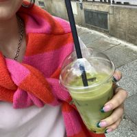 Mango matcha latte mit guter Qualität! Schmeckt wirklich sehr gut   at URBEAN in Dresden