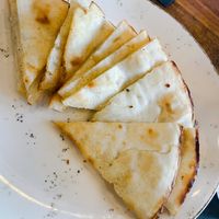 Vegan and gluten free naan bread   at Basil Pizza & Wine Bar in Perrysburg