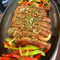 Asadito Plantivoro, Our Plantiribz with chimichurri with peppers, salad and soup, completely plantbased  at Planticería - Clayton in Panama City