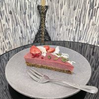 Raspberry Pepita Tart  at Sweet Story in Noosaville