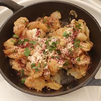 Fried butter beans at Lucky Ducks in Aldinga