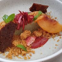 Basil cheesecake at Lucky Ducks in Aldinga