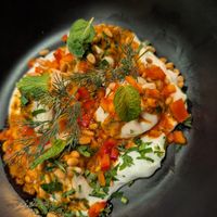 Harissa dumplings at Lucky Ducks in Aldinga