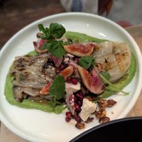 Blackened cabbage at Lucky Ducks in Aldinga