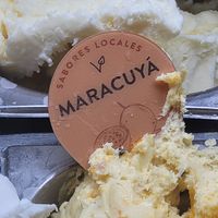 helado de maracuyá en agua #Veganuary at Crepes & Waffles in Medellin