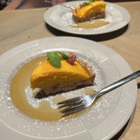 Pumpkin tart  at Gossip Vegan Lunch in Nagoya