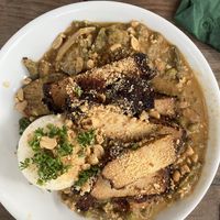 Erdnuss-Cury mit Tofu (vegan)  at Tellerrand in Nuremberg