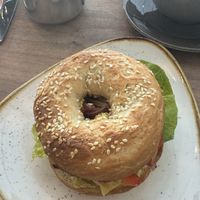 Super Gemüse Bagel   at Herr Liebig Kaffeehaus in Dortmund