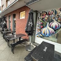 outside seating  at Babuschkas Kitchen in Dortmund