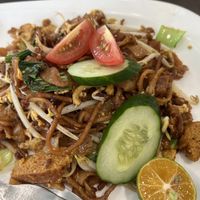 Otak char kway teow  at VNC Cafe in Muar