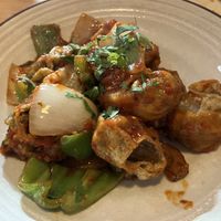 Veg chili momos  at Yarsa Nepalese Cuisine in San Francisco