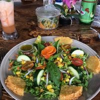 Beautifully presented Lunch at D'mi Tierra Comida típica in La Fortuna