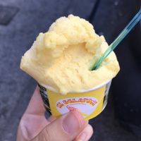 Gelato de maracujá at Il Gelatone in Rome