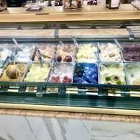The flavours   at Il Gelatone in Rome