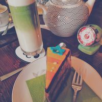 Miyuko Cake&Matcha Latta at Miyuko les Gourmandise in Zurich