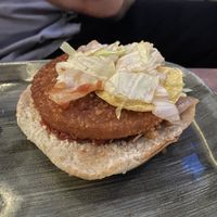 vegan planted.chicken burger  at Le Burger in Graz