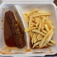 Curry sausage takeaway  at Mama's Haus in Hannover