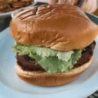 veggie burger   at Green Truck Pub in Savannah