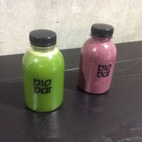 Our drinks at Bio Bar in Belgrade