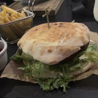 Vegan burger  at Sport Corner in Zakopane