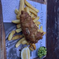 Banana blossom fish  at Forgan's in Dundee