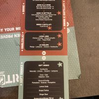 Drink list  #Veganuary at Britos in Milan