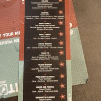 Cocktail list  #Veganuary at Britos in Milan