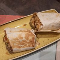 burrito with vegan chicken at Britos in Milan