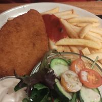 Plant based Schnitzel at Tollgate Hotel in Parramatta