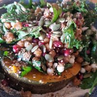Pumpkin salad at Tollgate Hotel in Parramatta