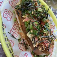 Vegan curry veggie dog!!  at Super Crisp in Detroit