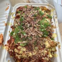 Kimchi fries   at Super Crisp in Detroit
