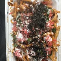 Hot Oki fries 🔥🔥🔥🔥  at Super Crisp in Detroit