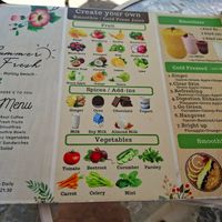 Juices at Summer Fresh in Ao Nang