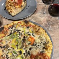 Vegan pizza  at Bella Vita in Strasbourg