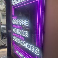 Sign inside  at Milky in Belgrade