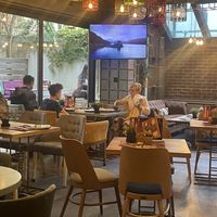 Seating inside  at Milky in Belgrade