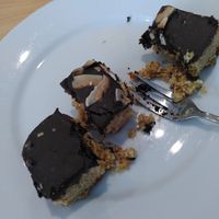 Chocolate flapjack (August 2023) at Laughing Llama Coffee & Bistro in York