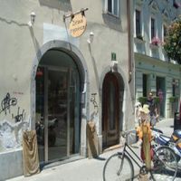 Outside Zdrava Trgovinca
 at Zdrava Trgovinca in Ljubljana