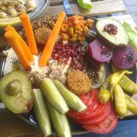 Vegan breakfast platter for two at Earth Bowls in Heidelberg