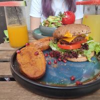 Beyond Meat Burger at Earth Bowls in Heidelberg