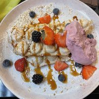 Bubble waffle   at Earth Bowls in Heidelberg