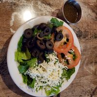 House salad at Cosa Nostra Pizzeria in San Antonio