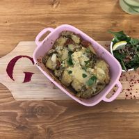 The tartiflette.  at The Little Gem in Royal Wootton Bassett