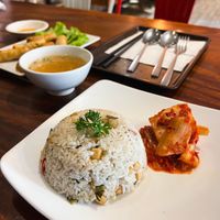 Fried rice with taro - delicious!  at Vitking House in Phnom Penh