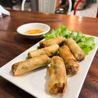 Fried spring rolls  at Vitking House in Phnom Penh