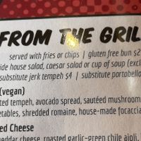 “The Dave” - always vegan/always on menu  at Ska Brewing in Durango