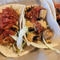 Tempeh tacos at Ska Brewing in Durango